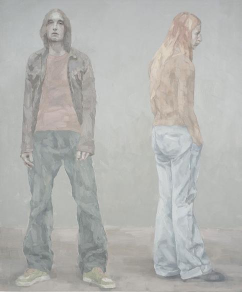 Atsing, Sans titre n°48, 2007, Huile sur toile, 180 x 150 cm © Atsing
