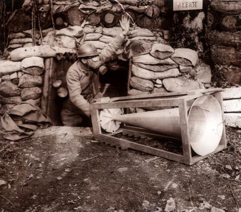 Anonyme, vue stéréoscopique, Première guerre mondiale, collection du musée Nicéphore Niépce