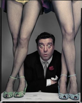 Erwin Blumenfeld Jackie Gleason Pour la couverture de Cosmopolitan, 1er novembre 1953 © The Estate of Erwin Blumenfeld, collection Henry et Yorick Blumenfeld