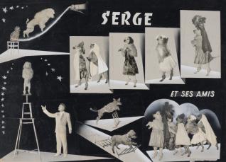 Anonyme, maquette pour affiche de spectacle (photomontage), vers 1960, don maison Veuve Ambal © musée Nicéphore Niépce