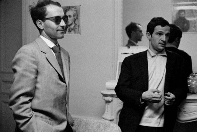 Léon Herschtritt, Jean-Luc Godard et François Truffaut vers 1965 © Léon Herschtritt