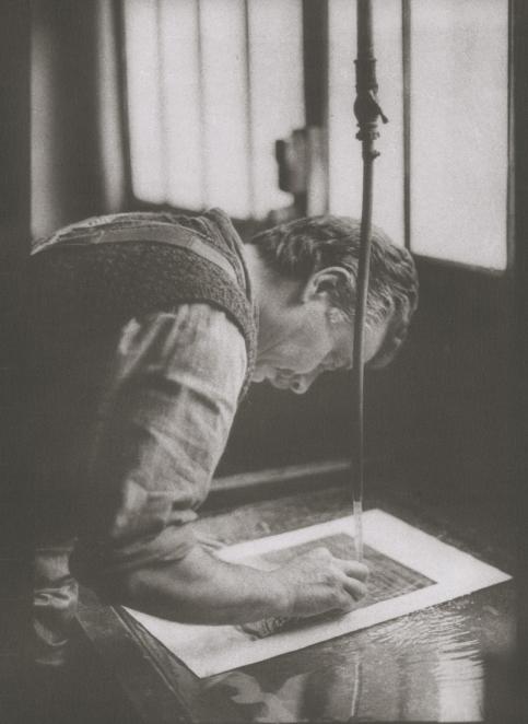 Bernard Plossu Pierre Fresson dans l’atelier Vers 1971 © Bernard Plossu