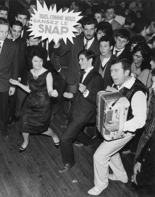 Georges Picard Aimable accordéoniste à Chalon-sur-Saône années 1960